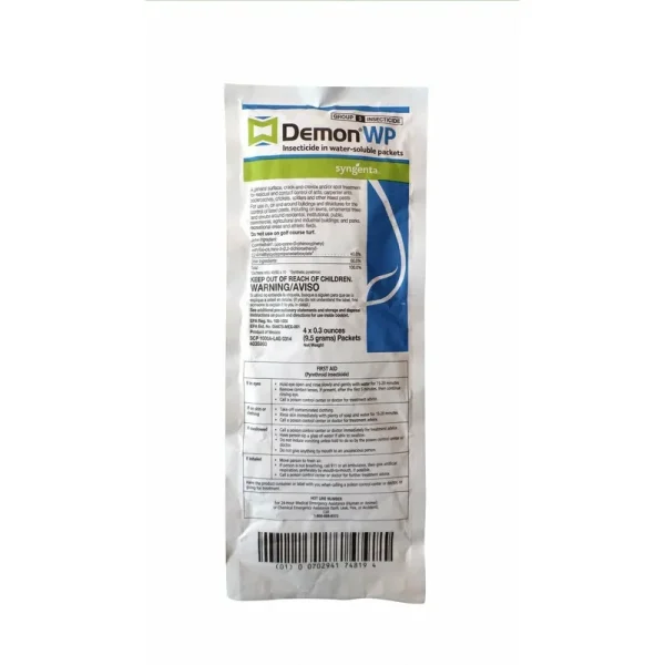 Demon WP Insecticide 2 Envelopes Containing 4 Water-Soluble 9.5 Gram Packets Mak