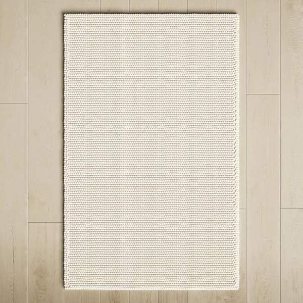 Elle Handmade Ivory Rug Birch Lane Rug Size: Rectangle 3' x 5'