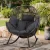 Gray Rattan Gray Cushion