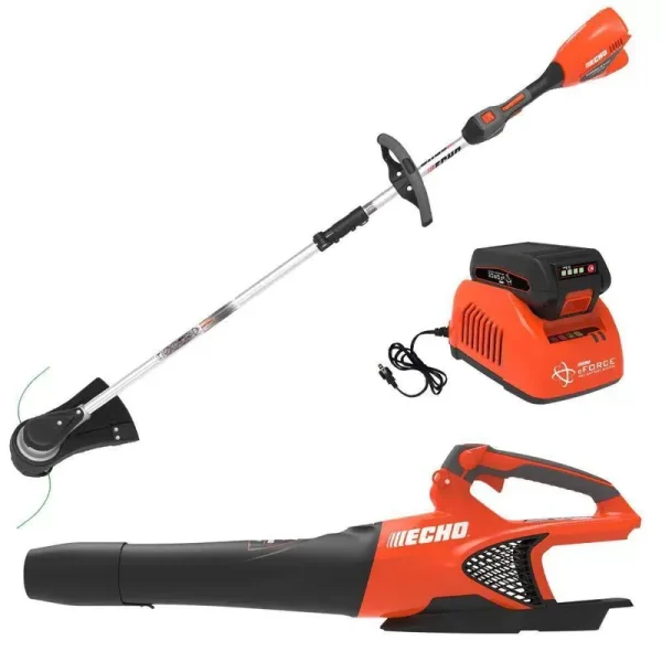 Echo 56V eFORCE Trimmer Blower Combo Kit with 2.5Ah Battery/Charger