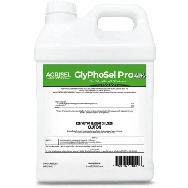 Gly Pho-Sel Pro 41% with Surfactant - 2.5 Gallon