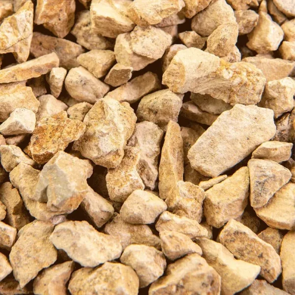 Landscape Rock and Pebble Natural Decorative Stone Gravel - 20 lbs - California Gold, 3/8"