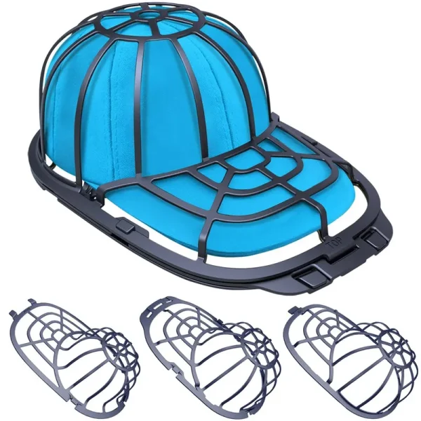 Fododo Baseball Caps Washer for Washing Machine or Dishwasher, Hat Washer Frame/Washing Cage, Hat Shapers/Cleaning Protector Racks, 2 Sizes Fit for