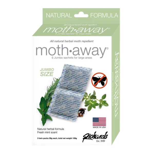 Moth Away Sachets - Nontoxic - 24 Sachets