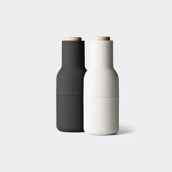 Menu Bottle Grinder Set of 2 - Carbon / Ash / Beech Lid