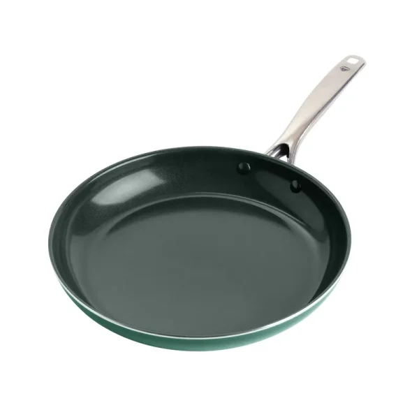 Blue Diamond Ceramic Nonstick 12" Frypan - Green