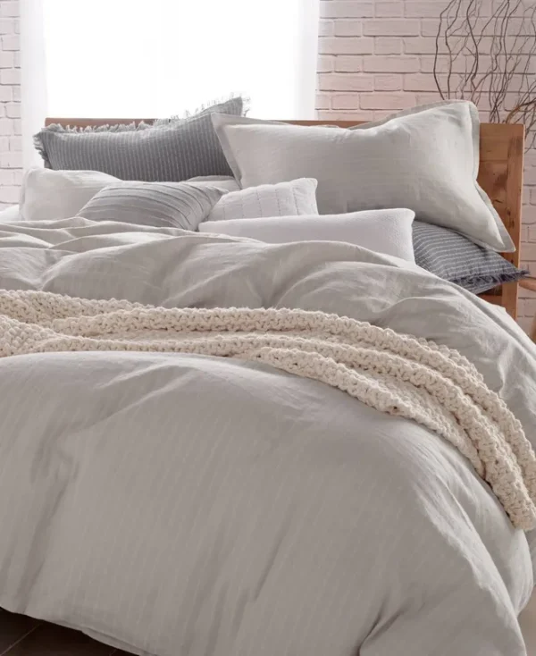 Dkny Pure Comfy Duvet Cover Twin - Platinum
