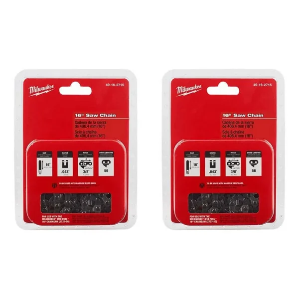 16 in. Chainsaw Chain (2-Pack)