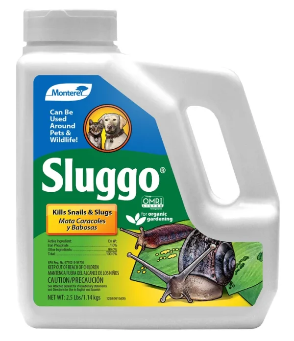 Sluggo Snail & Slug Killer - 2.5 lbs (1.14 kgs)