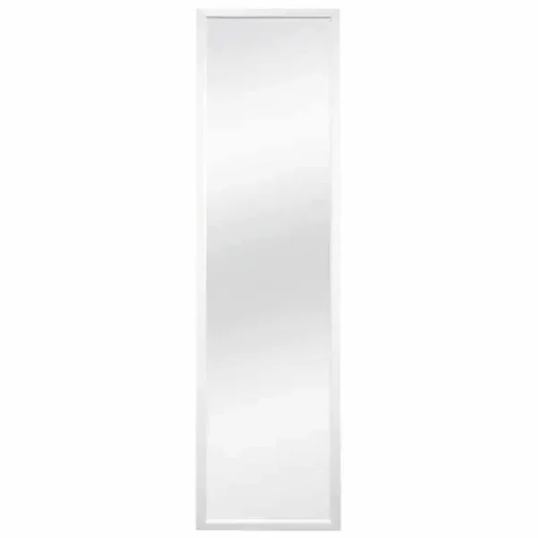 Styleselections 50-in L x 14-in W White Framed Door Mirror
