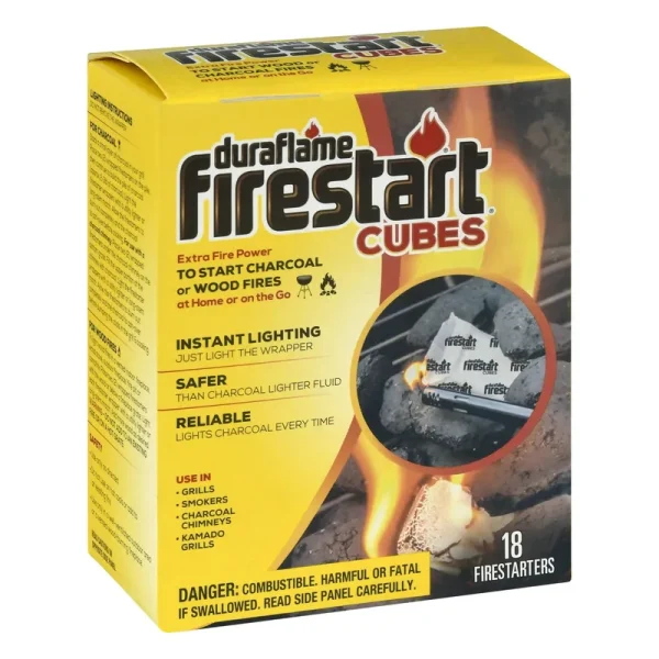 Duraflame Firestart Firestarters, Cubes - 18 firestarters