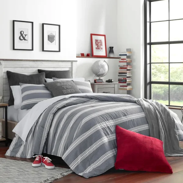 Nautica Craver Comforter Set Twin/XL Grey