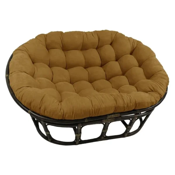 Bay Isle Home Papasan Premium Lounge Chair CUSHION; Camel