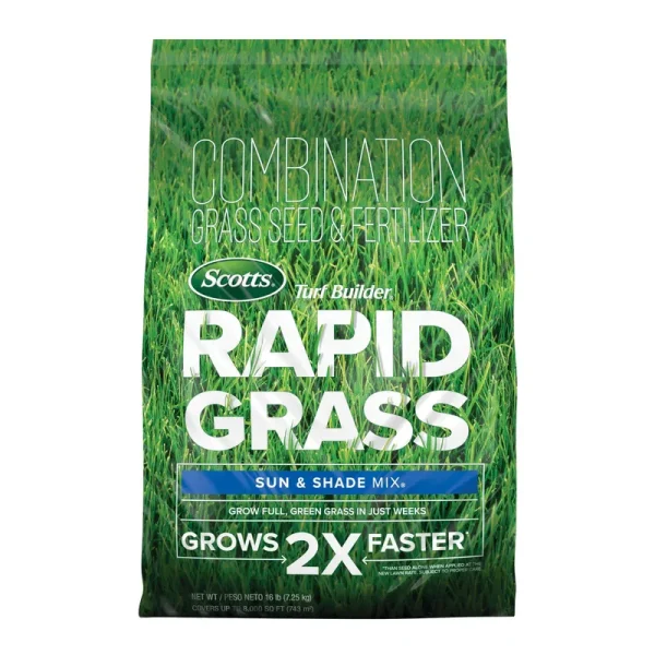 Scotts 16 lb Sun & Shade Turf Builder Rapid Grass Seed
