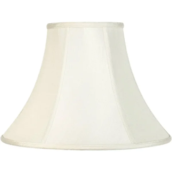 Imperial Shade Imperial Collection ; Creme Bell Lamp Shade 7x16x12 (Spider)