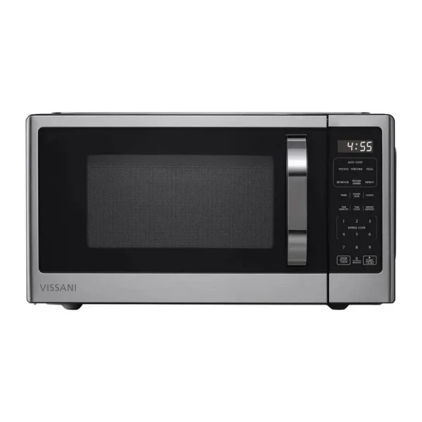 Vissani 1.1 Cu. ft. Countertop Microwave in Fingerprint Resistant Stainless Steel