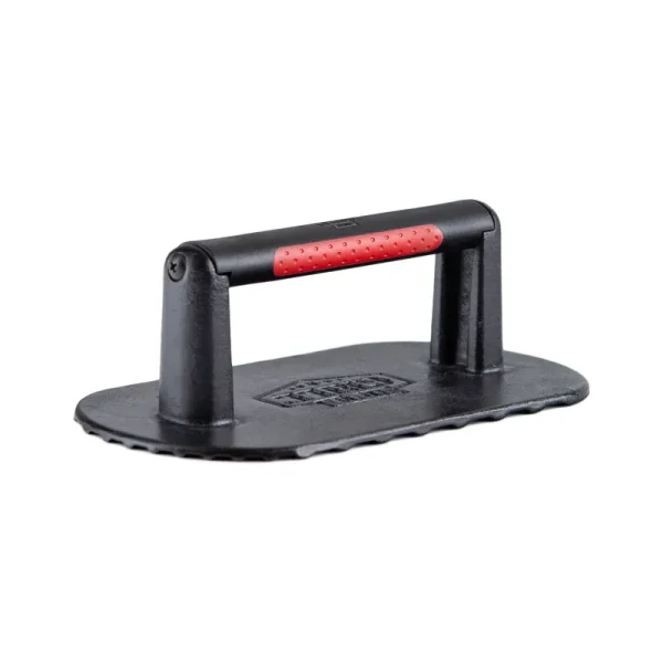 Expert Grill 2 Pound Pre-Seasoned Cast Iron Griddle Press with Nylon Handle