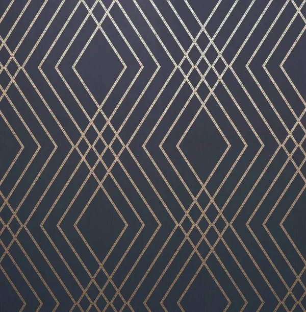 Fine Decor Shard Navy Trellis Wallpaper