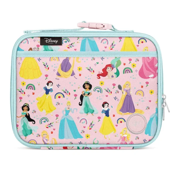 Simple Modern Disney Kids Lunch Box for Toddler | Insulated Bag for Girls | Meal Containers with Pockets | Hadley | Princess Rainbows