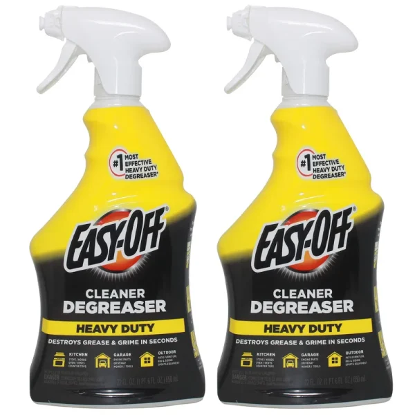 Easy Off Heavy Duty Cleaner Degreaser, Destroys Grease and Grime in Seconds, 22