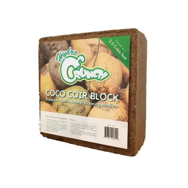 Hydro Crunch Coco Coir 11 lbs. Block of Soilless Media