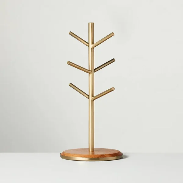 Hearth & Hand with Magnolia Wood & Brass Mug Tree | Target