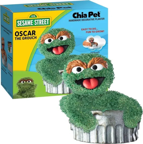Chia Pet Planter - Sesame Street - Oscar The Grouch