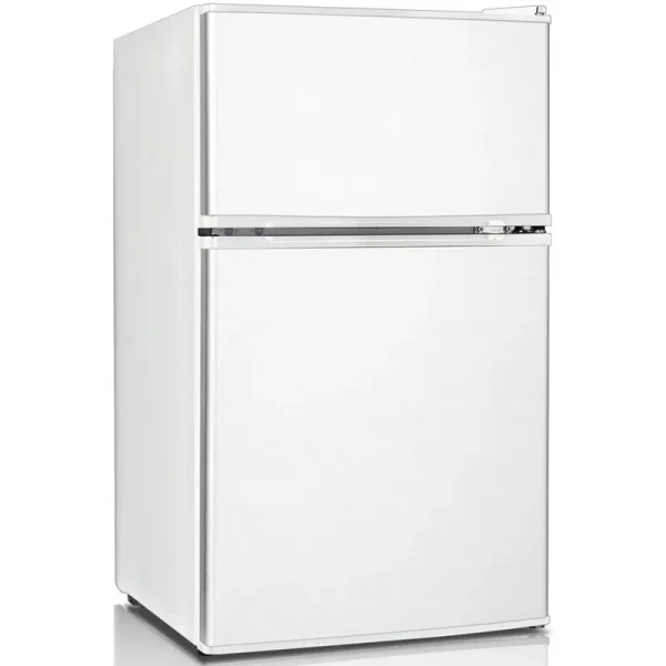 Keystone 3.1 Cu. ft. 2-Door Compact Refrigerator/Freezer - White