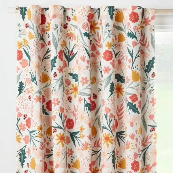 84" in The Garden Full Printed Blackout Curtain Panel - Pillowfort
