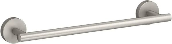 Kohler K-27288-BN Elate 12" Towel Bar, Vibrant Brushed Nickel
