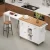White with Extendable Dining Table