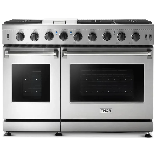 Thor Kitchen 48 inch Gas Range in Stainless Steel LRG4807U