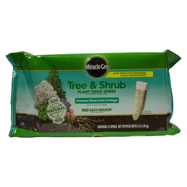 Miracle Gro Fertilizer Spikes 15-5-10 12 / Pack