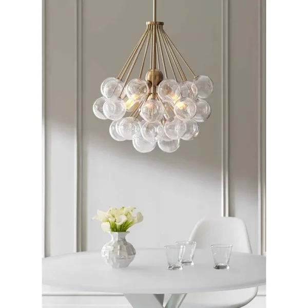 Logan 3 - Light Unique Sphere Chandelier Finish: Satin Bronze