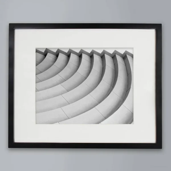 Made by Design- 16" x 20" Wood Picture Frame Black Matted to 11" x 14"