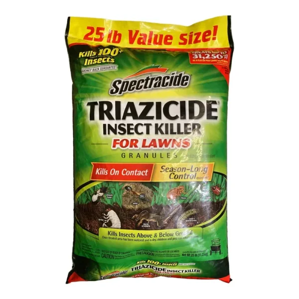 Spectracide Triazicide Insect Killer for Lawns Granules, 25 Pounds