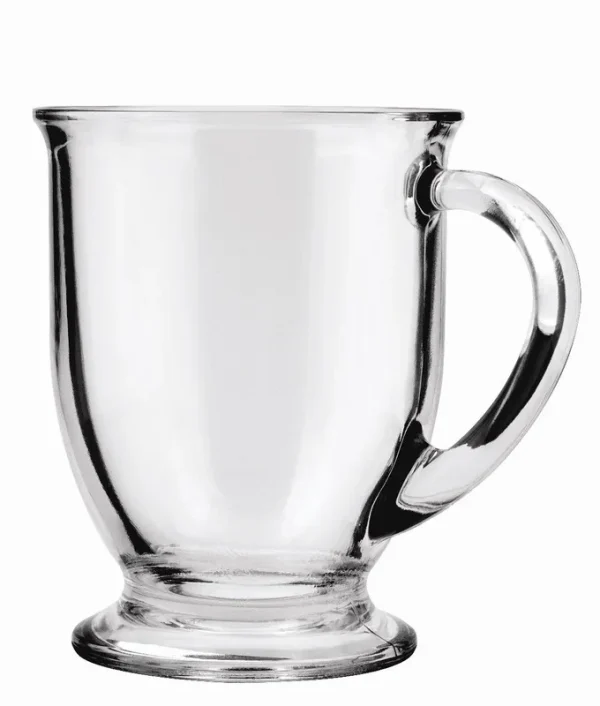 Anchor Hocking Customizable Glass Cafe Mug - 16 oz mug