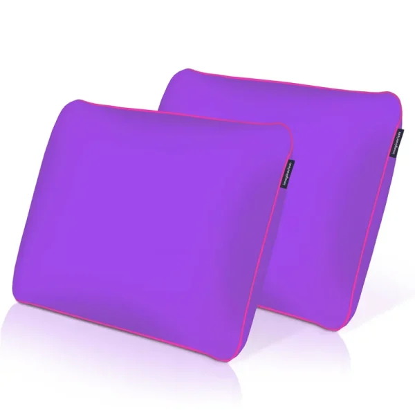 Imaginarium Memory Foam Fun Pillow with Cool Touch Cover 2-Pack Purple