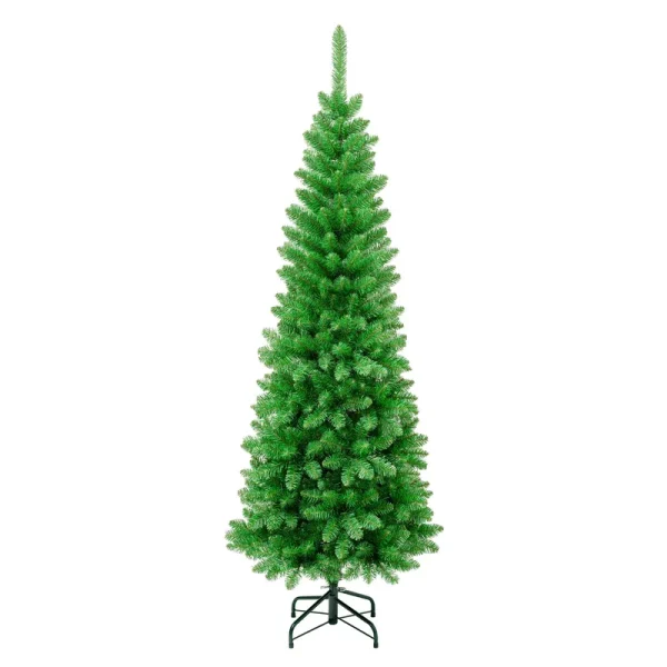 National Tree Company First Traditions Rowan Pencil Slim Christmas Tree, 6 ft