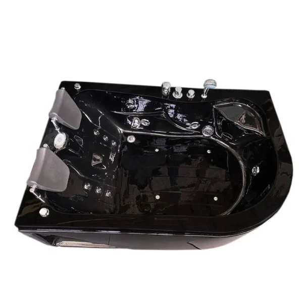 Simba USA Whirlpool Bathtub Hot Tub Massage 2 Persons Hydrotherapy Black Havana + Heater
