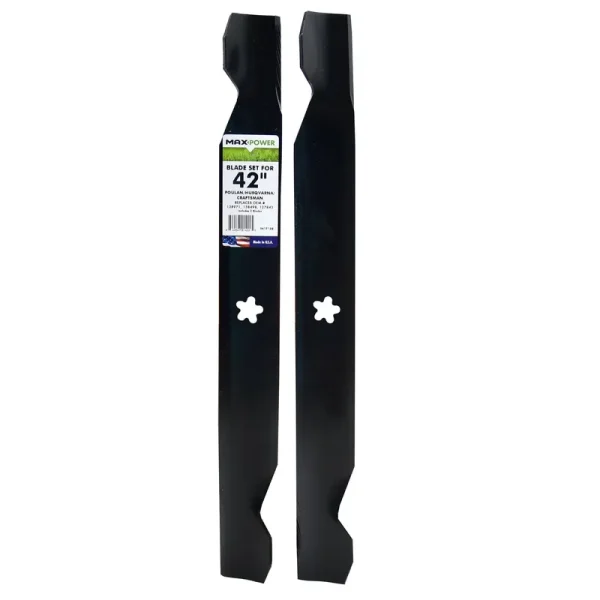 Maxpower 561713 Blade Set for 42" Cut Craftsman, Husqvarna, Poulan Mower