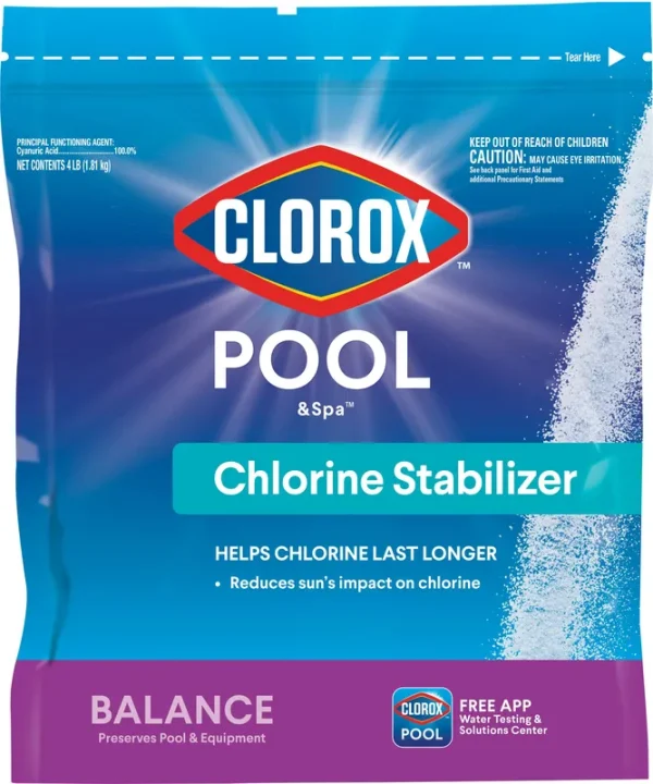 Clorox Pool & Spa Chlorine Stabilizer, Balance - 4 lb