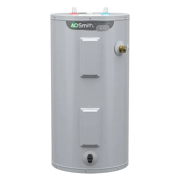 A.O. Smith Signature 100 50-Gallon Short 6-Year Limited Warranty 4500-Watt Double Element Electric Water Heater | E6-50R45DV