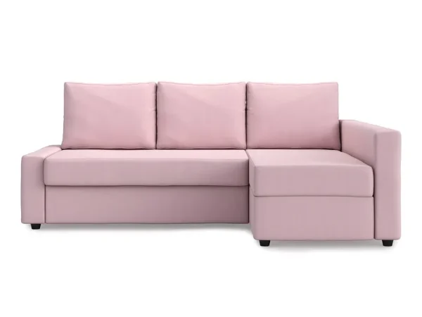 Masters of Covers Snug Fit Friheten Slipcover W Chaise Corner Cover Light Pink