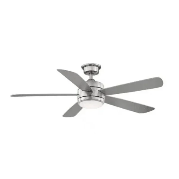 Hampton Bay Averly 52" LED Brushed Nickel Ceiling Fan w/Remote ,