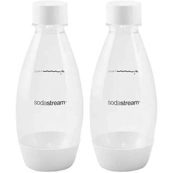 SodaStream White 0.5 L Carbonator Bottle 2 Pk