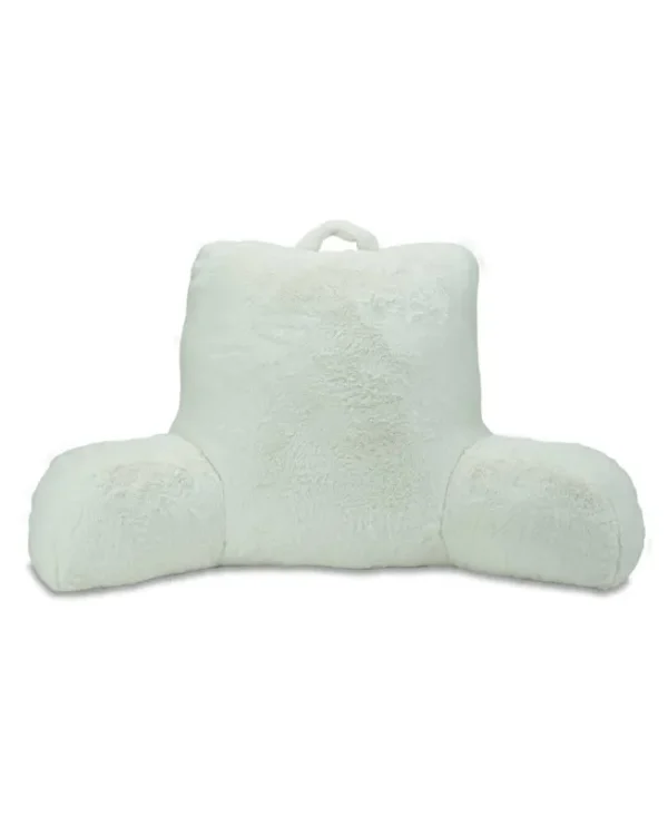 Arlee Home Fashions Bed Rest Lounger Pillow, 33" x 15" - Cream