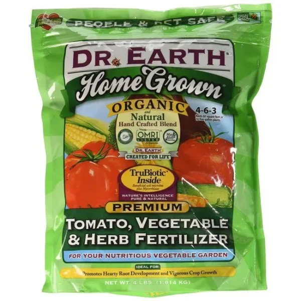 Dr. Earth Organic 5 Tomato, Vegetable & Herb Fertilizer Poly Bag