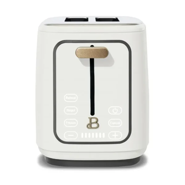 Beautiful 2 - Slice Toaster with Touch - Activated Display, White Icing by Drew Barrymore