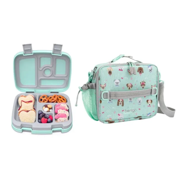 Bentgo Kids Prints Lunch Box & Bag Puppy Love